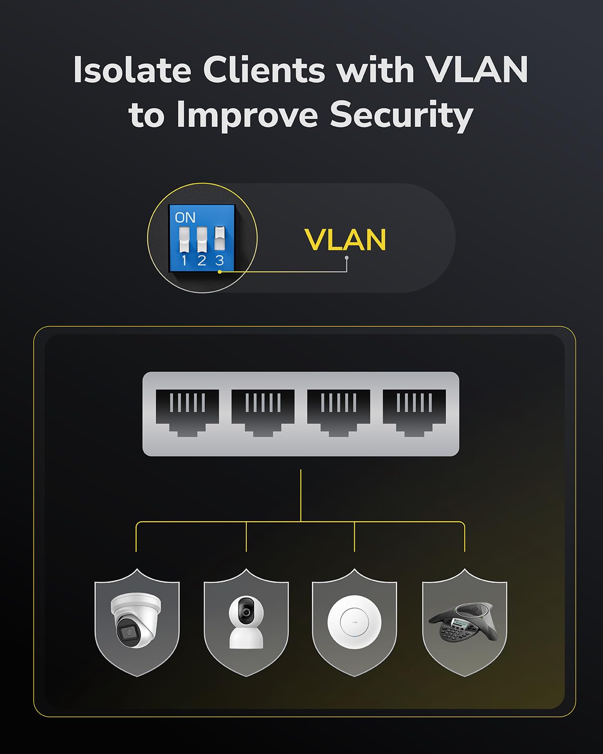 Cudy 100Mbps Ethernet Unmanaged PoE+ Switch, 200W, 16 FbE Ports, 802.3af/at Mode A, 1 Gigabit SFP, 2 GbE Uplink, Desktop, Rack-Mount, FS1018PS1 - Image 9
